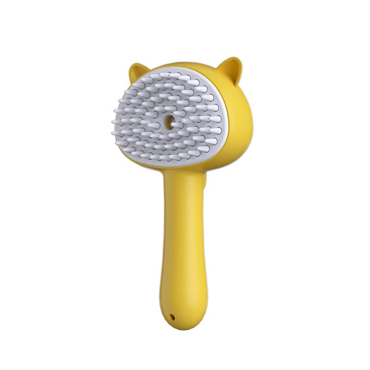 Multifunctional Mist Pet Hair Brush for Dogs & Cats – Rechargeable Self-Cleaning Grooming Brush