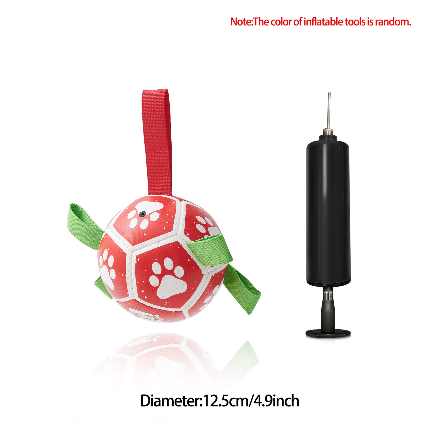 Interactive Dog Football Toy Ball – Durable Outdoor Dog Soccer Ball for Large Dogs, Training & Exercise Toy