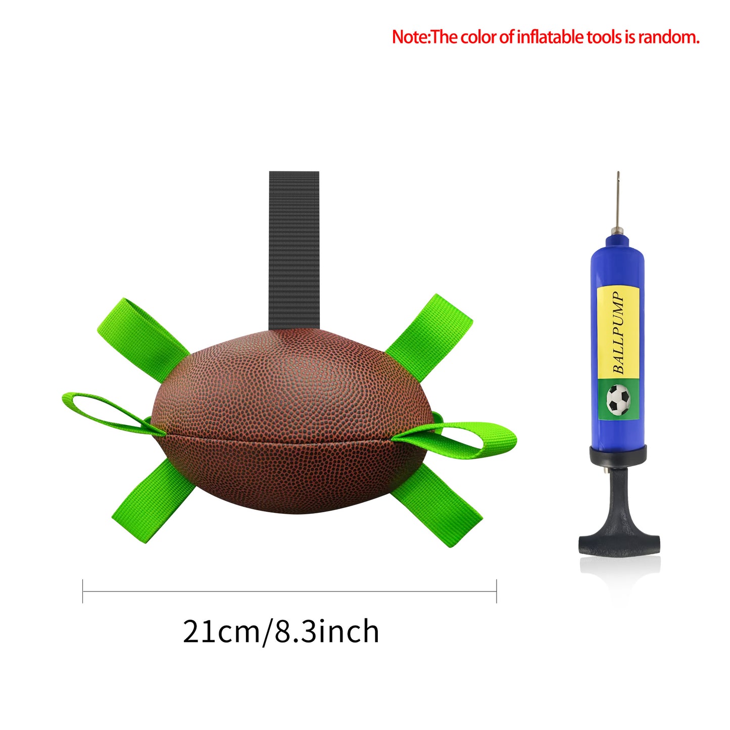 Interactive Dog Football Toy Ball – Durable Outdoor Dog Soccer Ball for Large Dogs, Training & Exercise Toy