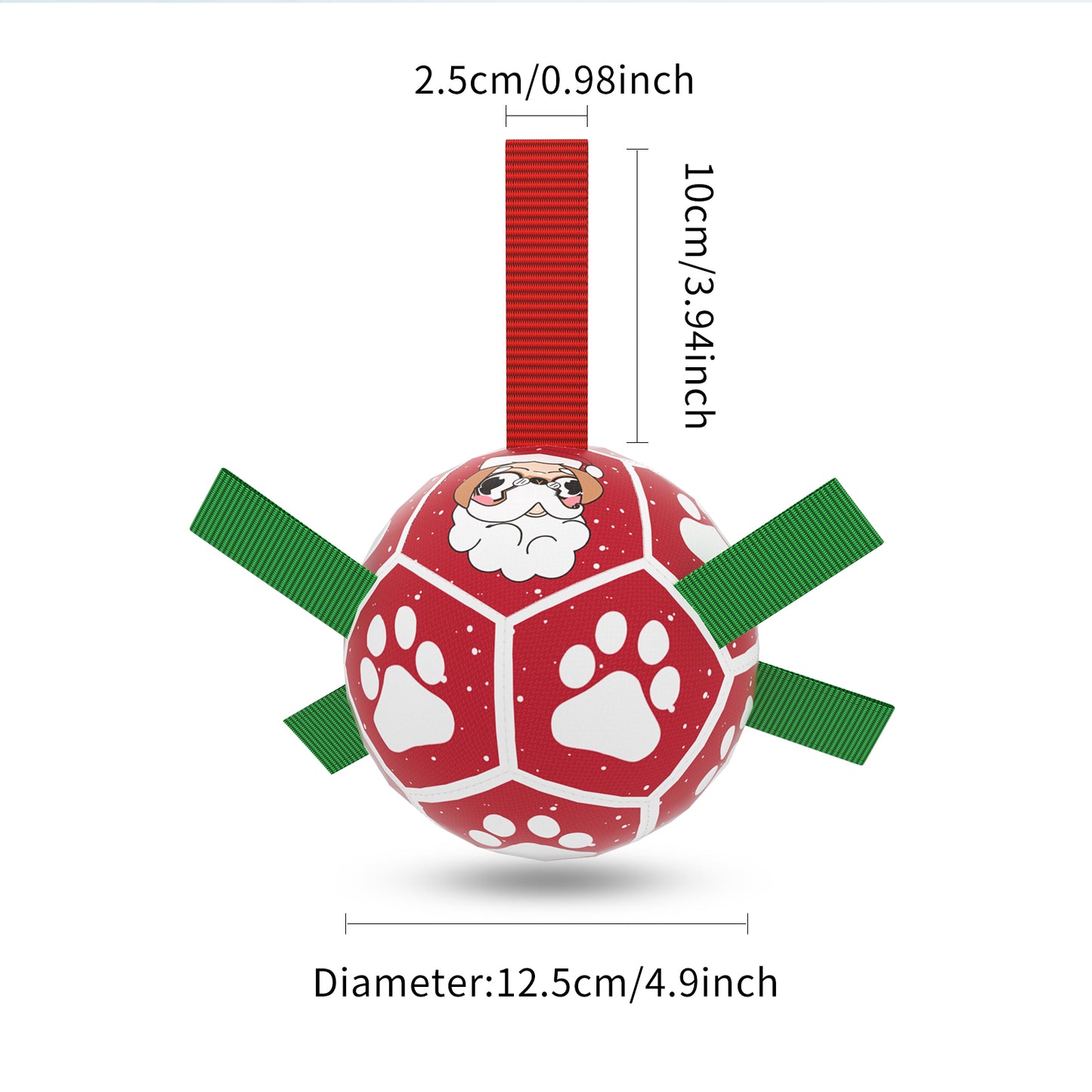 Interactive Dog Football Toy Ball – Durable Outdoor Dog Soccer Ball for Large Dogs, Training & Exercise Toy